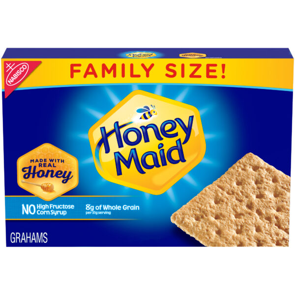 Honey Maid Honey Graham Crackers, Family Size, 25.6 oz Box